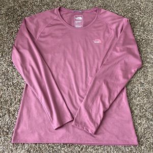 Purple The North Face shirt
